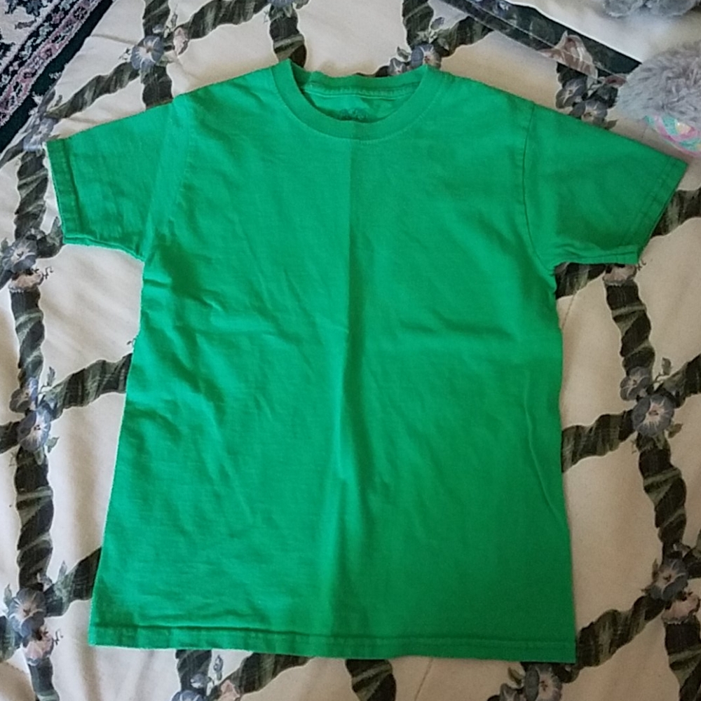 Green shirt